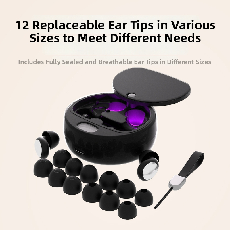 Ušné štuple z organického silikónu pre potlačenie hluku – 38 dB, sterilizovateľné, typ štuple