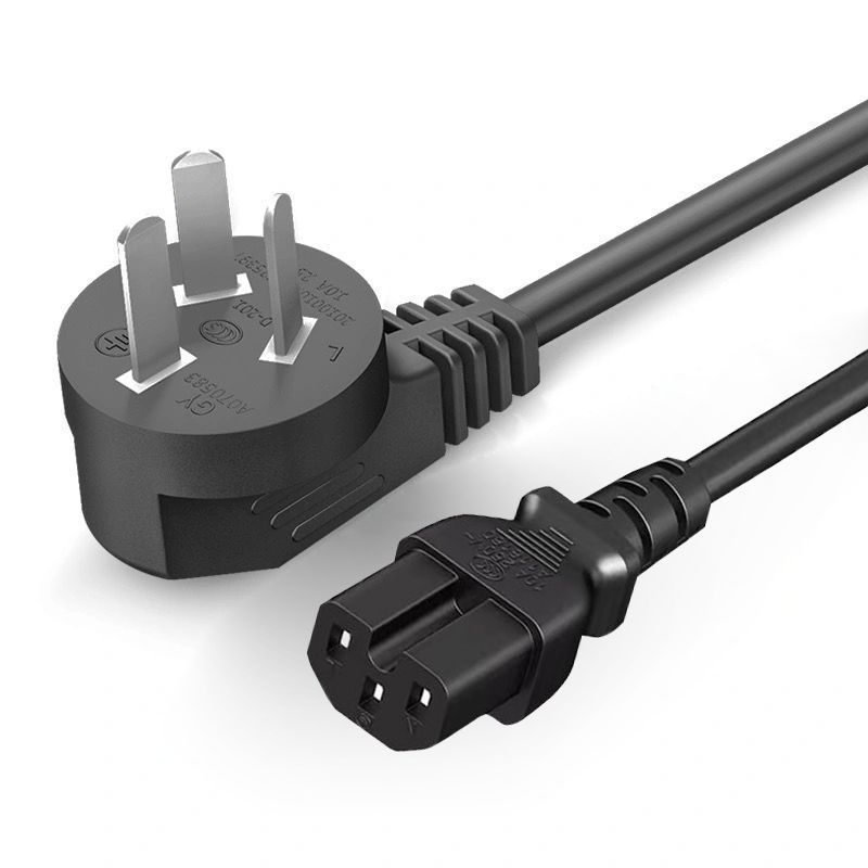 Napajajući kabel za električne posude prema nacionalnom standardu, čista bakarna žica, troprong utikač, za električne lonce i čajnike
