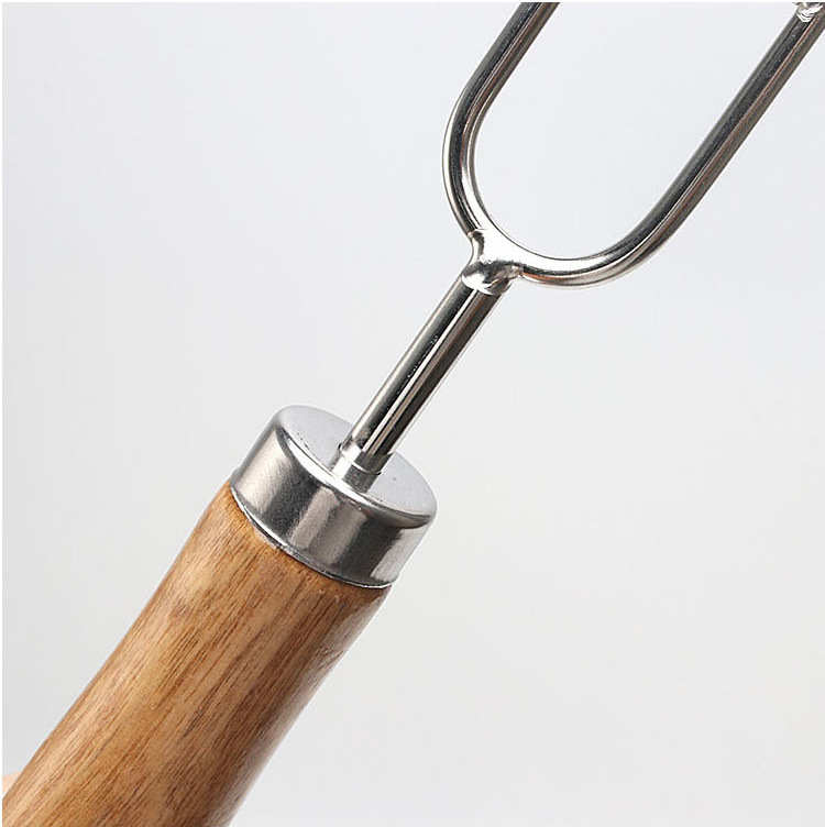 Πιρούνι μπάρμπεκιου – ανοξείδωτος χάλυβας, U-σχήματος διπλές βελόνες για σουβλάκια, Meiyijia, πακέτο 200 τεμάχια, μοντέρνο απλό στυλ