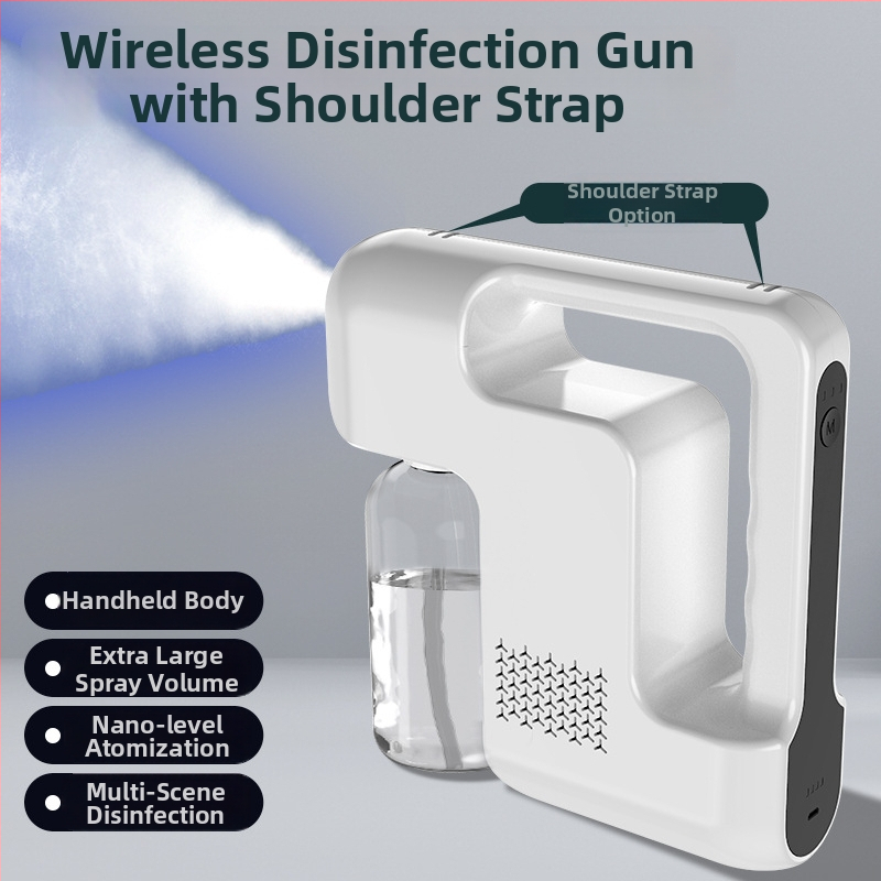 Φορτιζόμενος φορητός ψεκαστήρας απολύμανσης με χειρολαβή, 3 ταχυτήτων, κρύος ψεκασμός, χρόνος ομίχλης 121–180 δευτερόλεπτα, μπαταρία 2000–4000 mAh