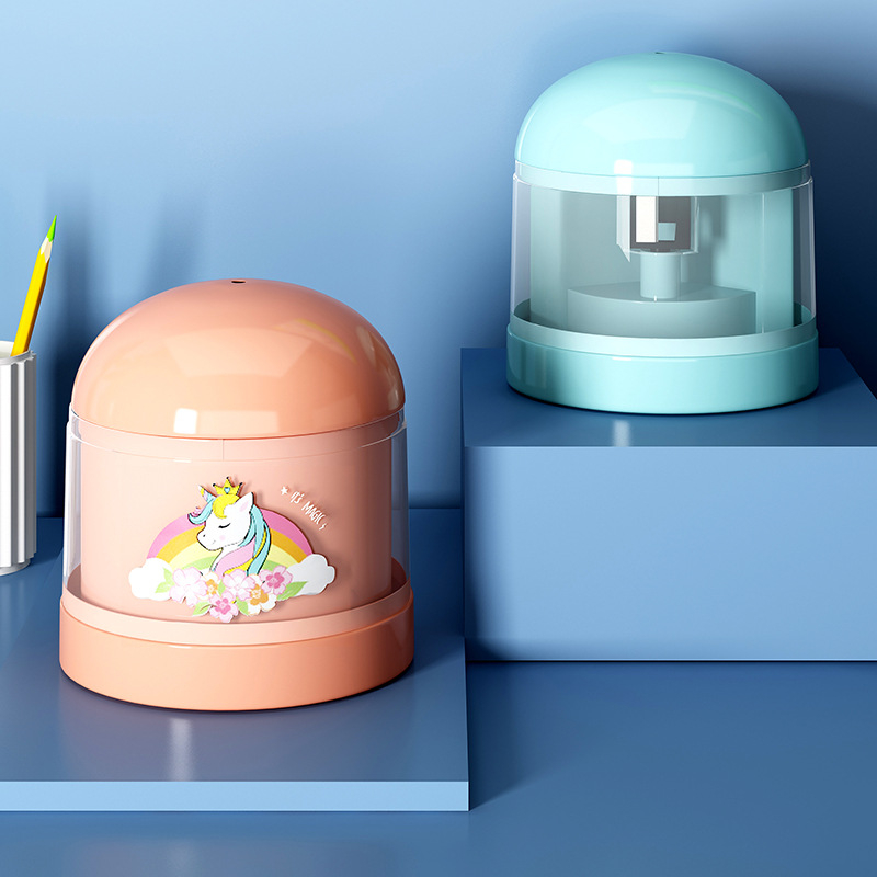 Električni automatski oštrač olovaka s oblikom životinje, model 806, Tiger Crown, plastična konstrukcija, masa 0,5 kg