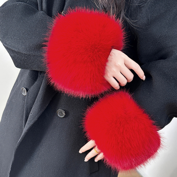 Lasvil kaput s rukavima od umjetnog krzna, zima/jesen, odrasle žene, svestran stil