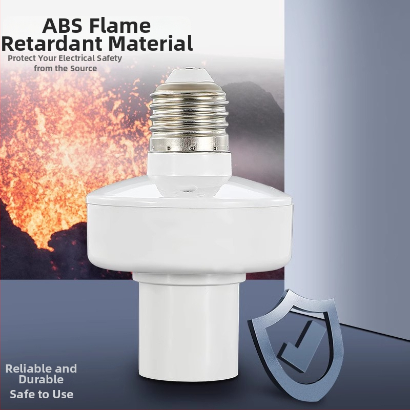 Intrerupător de lumină cu telecomandă, pentru soclu E27, control wireless, montaj ușor, fără cabluri