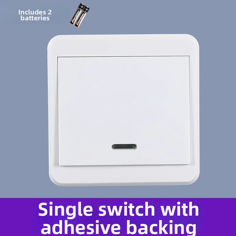 Intrerupător de lumină cu telecomandă, pentru soclu E27, control wireless, montaj ușor, fără cabluri