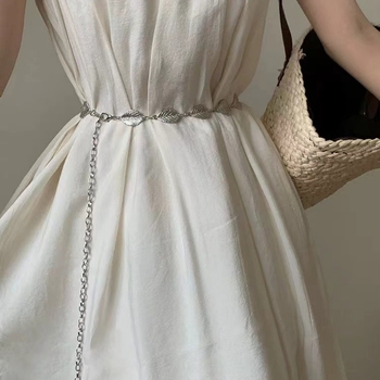 Lanac za struk od metala za žene, etnički stil, ljeto 2024.