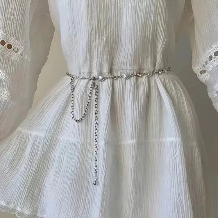 Lanac za struk od metala za žene, etnički stil, ljeto 2024.