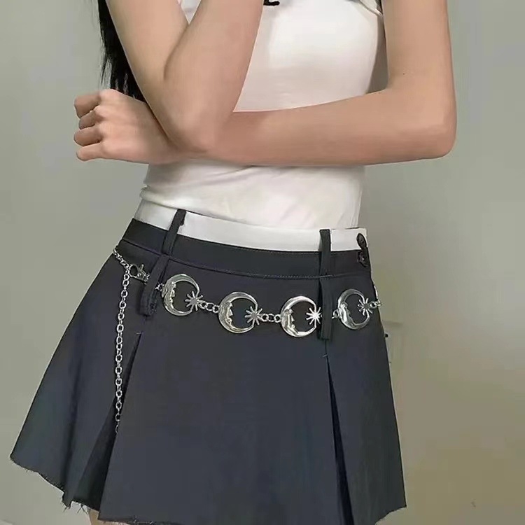 Lanac za struk od metala za žene, etnički stil, ljeto 2024.