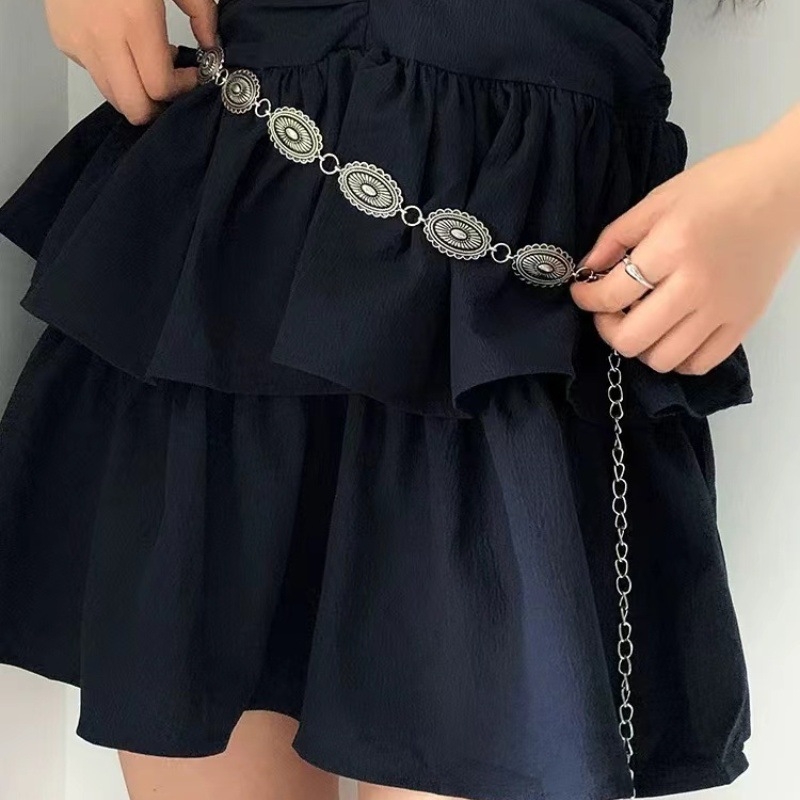 Lanac za struk od metala za žene, etnički stil, ljeto 2024.