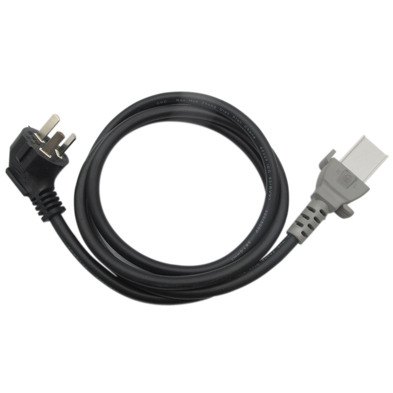 Napajajući kabel za kuhalo za rižu - plosni završetak, 3-pin, otporan na visoke temperature, priključivanje u utičnicu