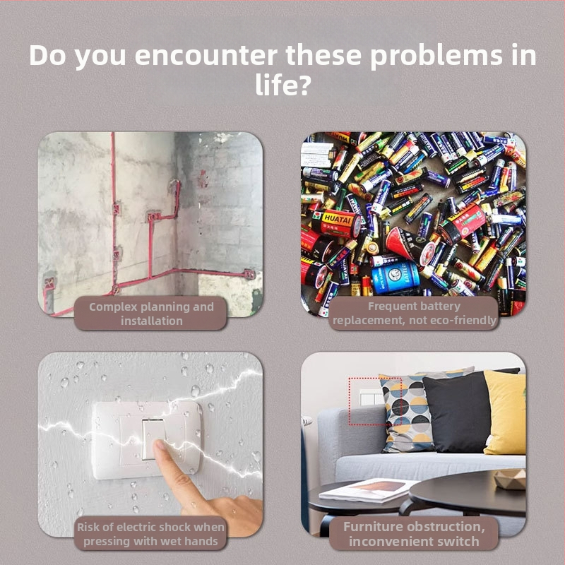 Bezdrôtové diaľkové ovládanie s generovanou energiou a RF riadením, určené pre priemyselné senzorové systémy a inteligentný dom, bezdrôtový zvonček na dvere (bez batérií)