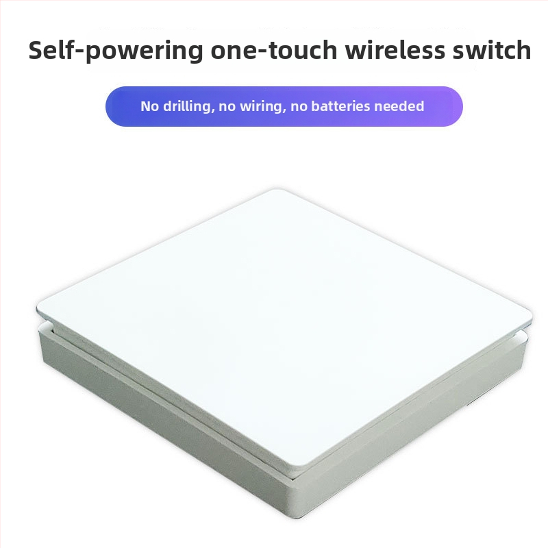 Bezdrôtové diaľkové ovládanie s generovanou energiou a RF riadením, určené pre priemyselné senzorové systémy a inteligentný dom, bezdrôtový zvonček na dvere (bez batérií)