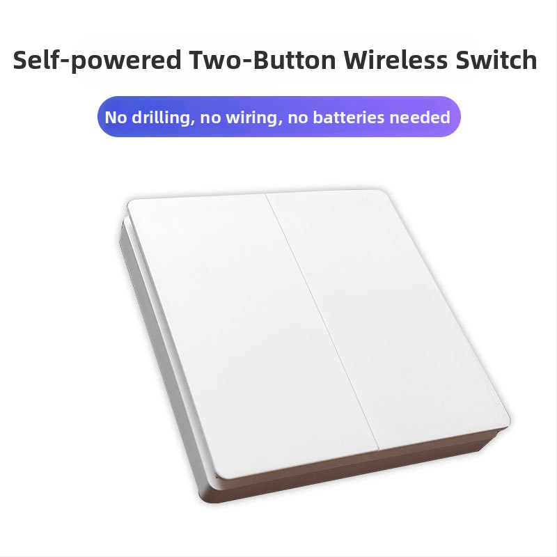 Bezdrôtové diaľkové ovládanie s generovanou energiou a RF riadením, určené pre priemyselné senzorové systémy a inteligentný dom, bezdrôtový zvonček na dvere (bez batérií)