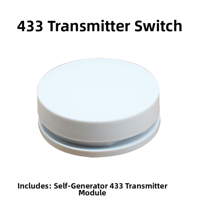 Bezdrôtové diaľkové ovládanie s generovanou energiou a RF riadením, určené pre priemyselné senzorové systémy a inteligentný dom, bezdrôtový zvonček na dvere (bez batérií)