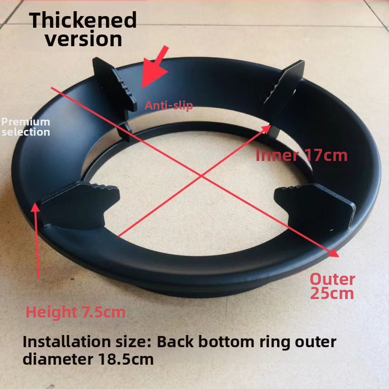Držiak pre plynovú varnú dosku – univerzálny protišmykový stojan na hrnce s piatimi pazúrmi, zosilnený dizajn