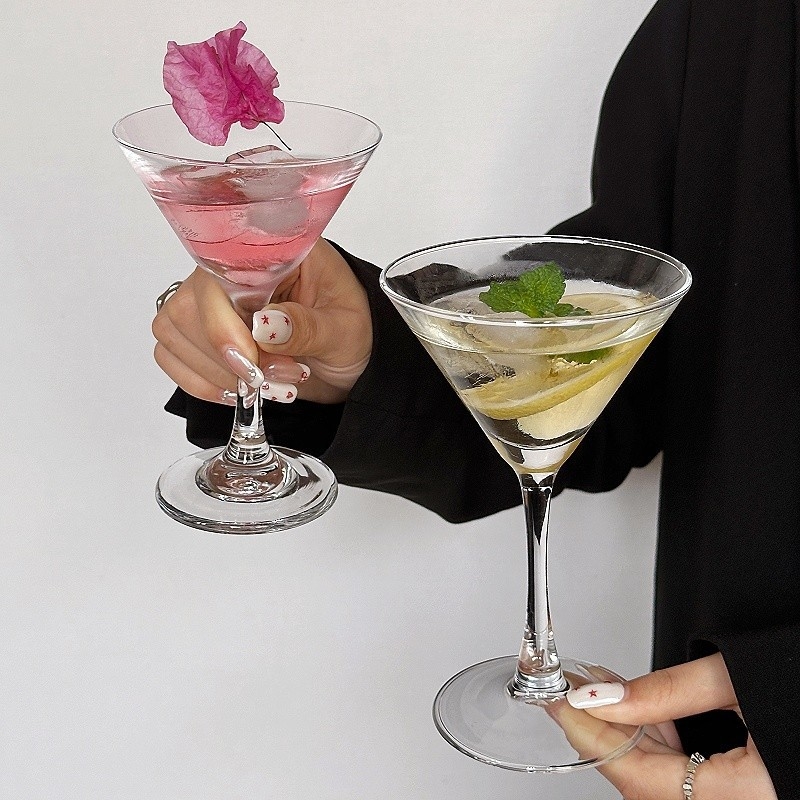 Ποτήρι κοκτέιλ από γυαλί, χωρητικότητα 101–200 ml, μοντέρνο απλό στυλ, δυνατότητα εκτύπωσης λογοτύπου, μονάδα