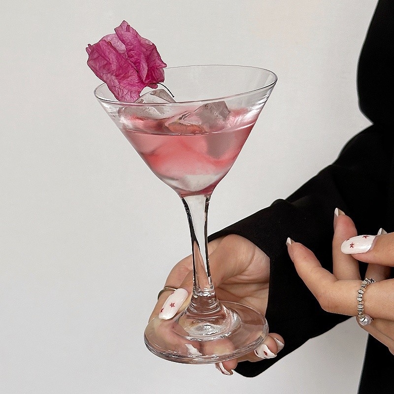 Ποτήρι κοκτέιλ από γυαλί, χωρητικότητα 101–200 ml, μοντέρνο απλό στυλ, δυνατότητα εκτύπωσης λογοτύπου, μονάδα