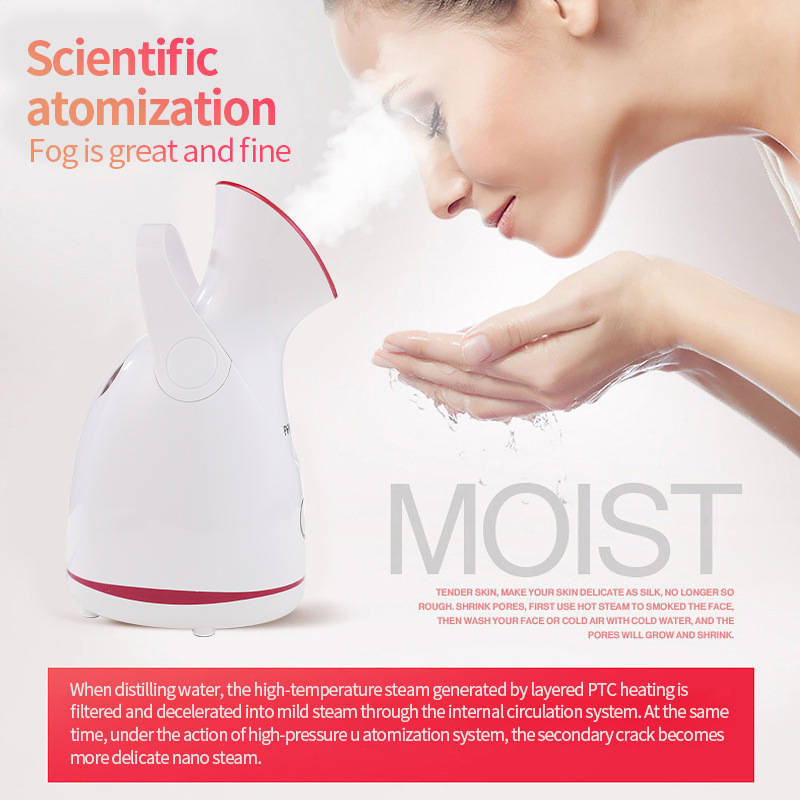 Συσκευή ατμού προσώπου για υγρασία με νανο-ψεκασμό, μοντέλο 5158, 1η ταχύτητα, θερμικό ψεκασμό, για πρόσωπο, μάτια και ρινική κοιλότητα (2020)