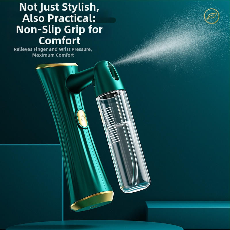 Ručné zariadenie na infúziu kyslíkom pre tvár s modrým svetlom a hydratačnou esenciou — 1 stupeň, studený výstrek, ABS puzdro, zabudovaná batéria 300–500 mAh, čas hmly ≤10 s