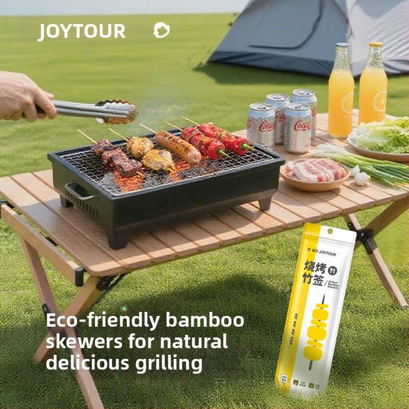 Barbecue špízy z prírodného bambusu, 250 ks, Guangdong, balené