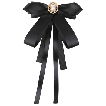 Πουκάμισο με άνθος για το γιακά και φιόγκο, κορεατικό στυλ, unisex, μονόχρωμο σχέδιο, βαμμένο με νήματα