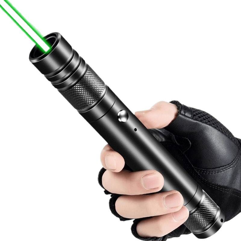 Laser pokazivač pisaljka i ručna svjetiljka sa zelenim svjetlom — ultra svijetla, dugi domet, visoka snaga, punjiva (Materijal: aluminijeva legura; Model: dXSPde72; Vrsta: Drugo)