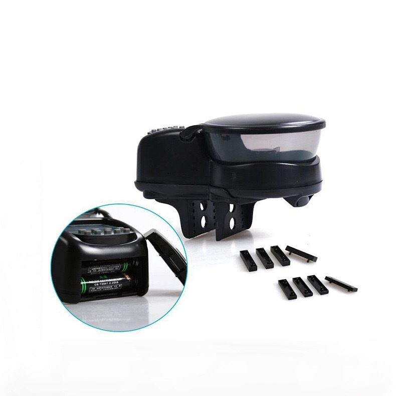 Αυτόματος τροφοδότης ψαριών για ενυδρείο – χρονοπρογραμματιζόμενος και ποσοτικός, τροφοδότης koi, ABS υλικό, μάρκα Xwpet