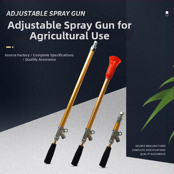 Postrekovací pištoľ na ochranu rastlín – vysoký tlak, nastaviteľný, diaľkový postrek vody, plne hliníkový, vhodný pre ovocné stromy a záhradu