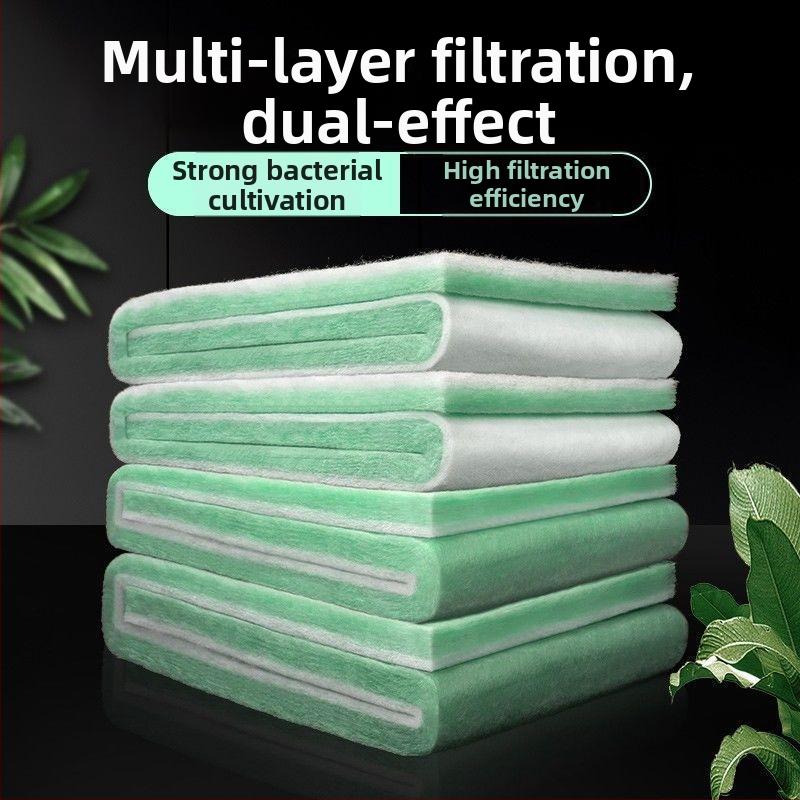 Burete filtrant pentru acvariu, densitate înaltă, strat superior de filtrare, material de filtrare îngroșat