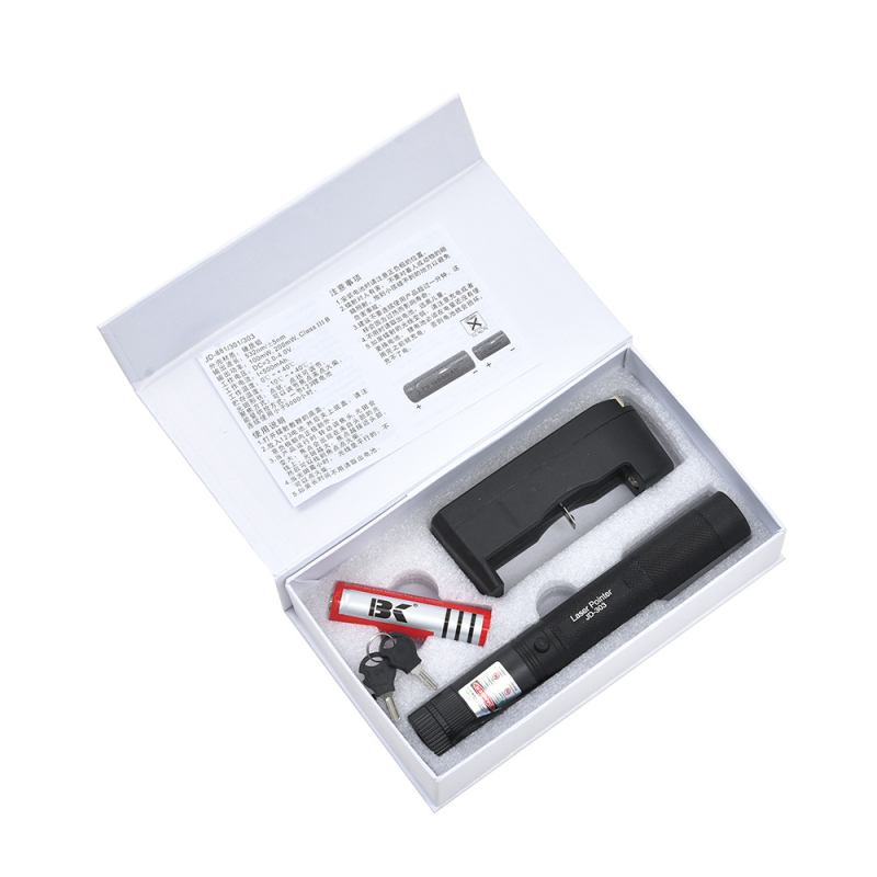 Kewei laser pokazivač, kućište od aluminijske legure, otisnuto logo