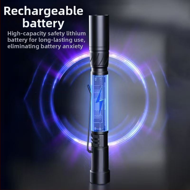 Mini laserové svietidlo USB nabíjanie, dlhý dosah a vysoký výkon; laserová vzdialenosť 1 km, vlnová dĺžka 532 nm, vstavaná lítiová batéria