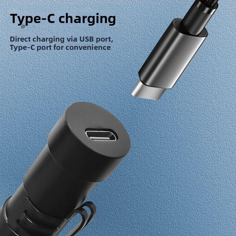 Mini laserové svietidlo USB nabíjanie, dlhý dosah a vysoký výkon; laserová vzdialenosť 1 km, vlnová dĺžka 532 nm, vstavaná lítiová batéria