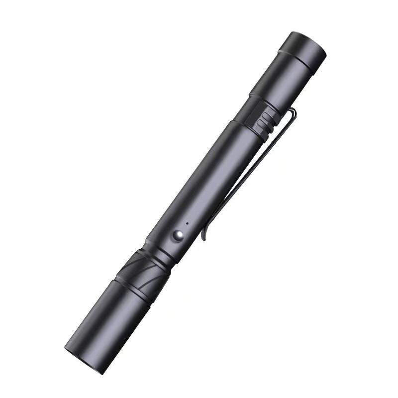 Mini USB-töltésű lézer zseblámpa, hosszú hatótávolságú, nagy teljesítményű fénynyaláb; lézer-távolság 1 km, hullámhossz 532 nm, beépített lítium akkumulátor