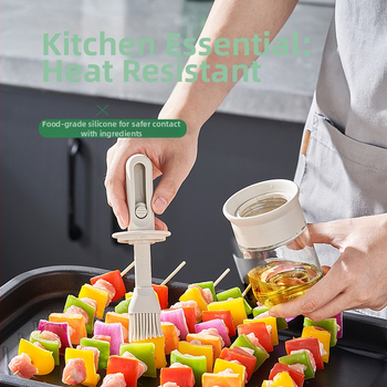 Četka za roštilj sa silikon vlaknima, PP drška, 70 kom., Zhejiang