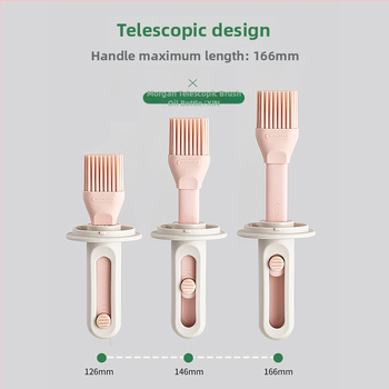 Četka za roštilj sa silikon vlaknima, PP drška, 70 kom., Zhejiang