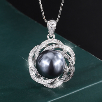 Ogrlica s pozlaćenim bakrom, kutijastim lancem, geometrijskim privjeskom, lagani luksuzni stil