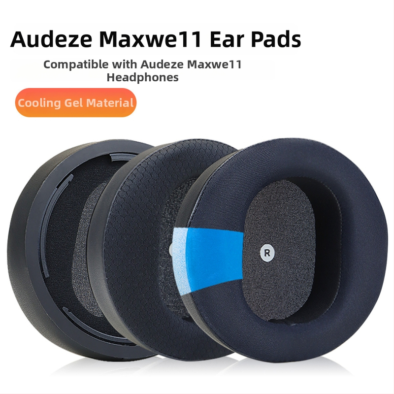 Slúchadlové ušné vankúšiky pre Audeze Maxwell, umeľá koža, ľadovo-gélový priedušný materiál