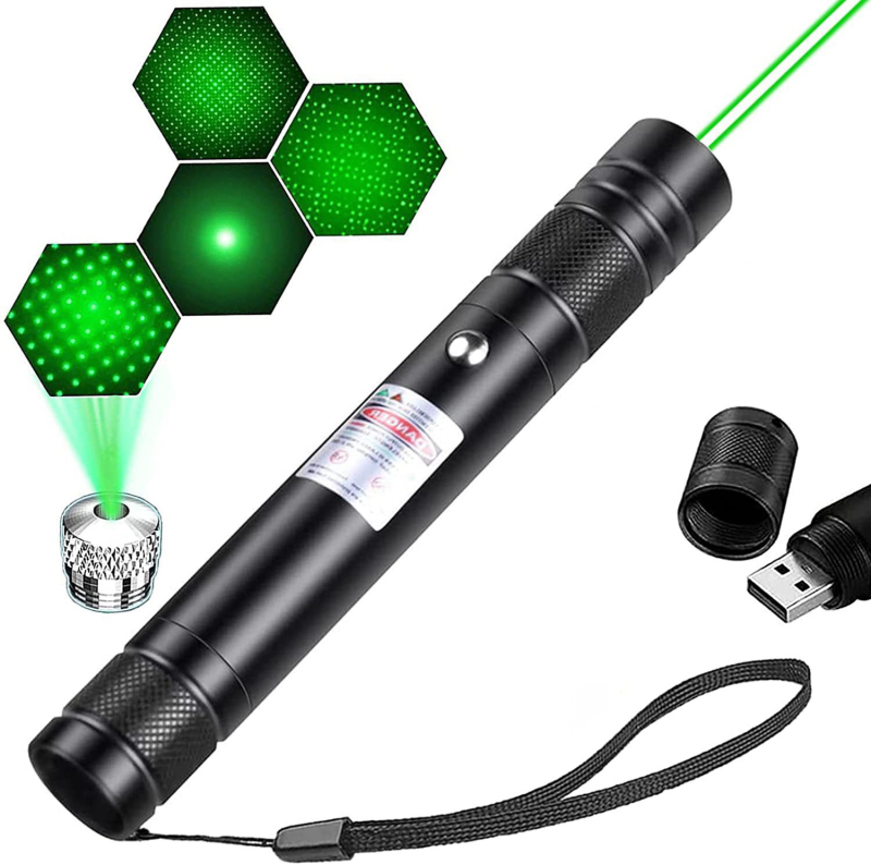 Laser pokazivač + aluminijska legura + dvobojno svjetlo + tisak logotipa dostupan + prilagodba dostupna (Materijal: aluminijska legura; Vrsta svjetla: dvobojna; Tisak logotipa: dostupan; Prilagodba: dostupna)