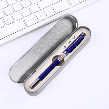 Многофункционална метална химикалка с лазерен указател, LED светлина, инфрачервена писалка и персонализирано лого