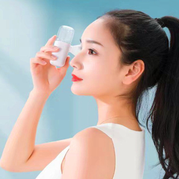 Ηλεκτρική συσκευή περιποίησης ματιών με νανο ψεκασμό υγρασίας, περιποίηση ματιών και προσώπου, κρύος ψεκασμός, μία ταχύτητα, χρόνος ψεκασμού έως 10 δευτερόλεπτα.