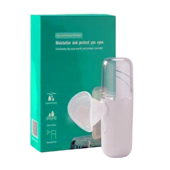 Ηλεκτρική συσκευή περιποίησης ματιών με νανο ψεκασμό υγρασίας, περιποίηση ματιών και προσώπου, κρύος ψεκασμός, μία ταχύτητα, χρόνος ψεκασμού έως 10 δευτερόλεπτα.