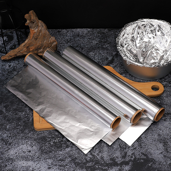 Jednokratna debela folija od aluminija za pečenje, prehrambena kvaliteta, otporna na visoke temperature, za pećnicu, brend Wanjun