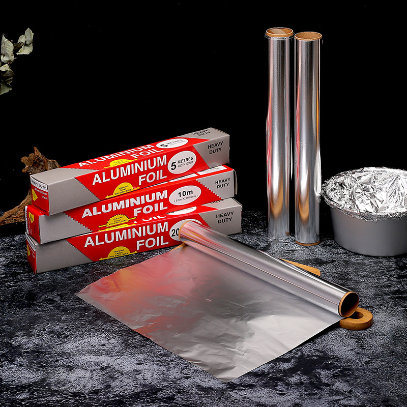 Jednokratna debela folija od aluminija za pečenje, prehrambena kvaliteta, otporna na visoke temperature, za pećnicu, brend Wanjun