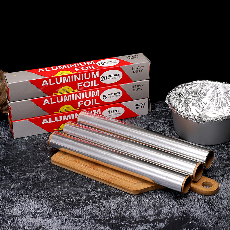 Jednokratna debela folija od aluminija za pečenje, prehrambena kvaliteta, otporna na visoke temperature, za pećnicu, brend Wanjun