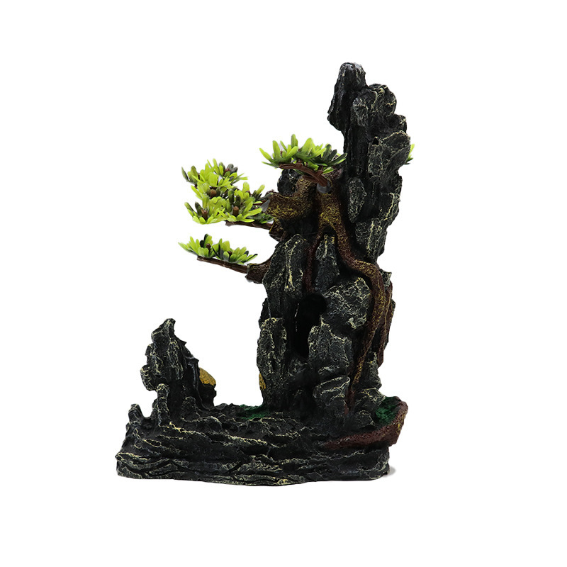 Pietre decorative din rășină pentru acvariu – material ecologic, marcă manu, stil natural, greutate aproximativă 300 g