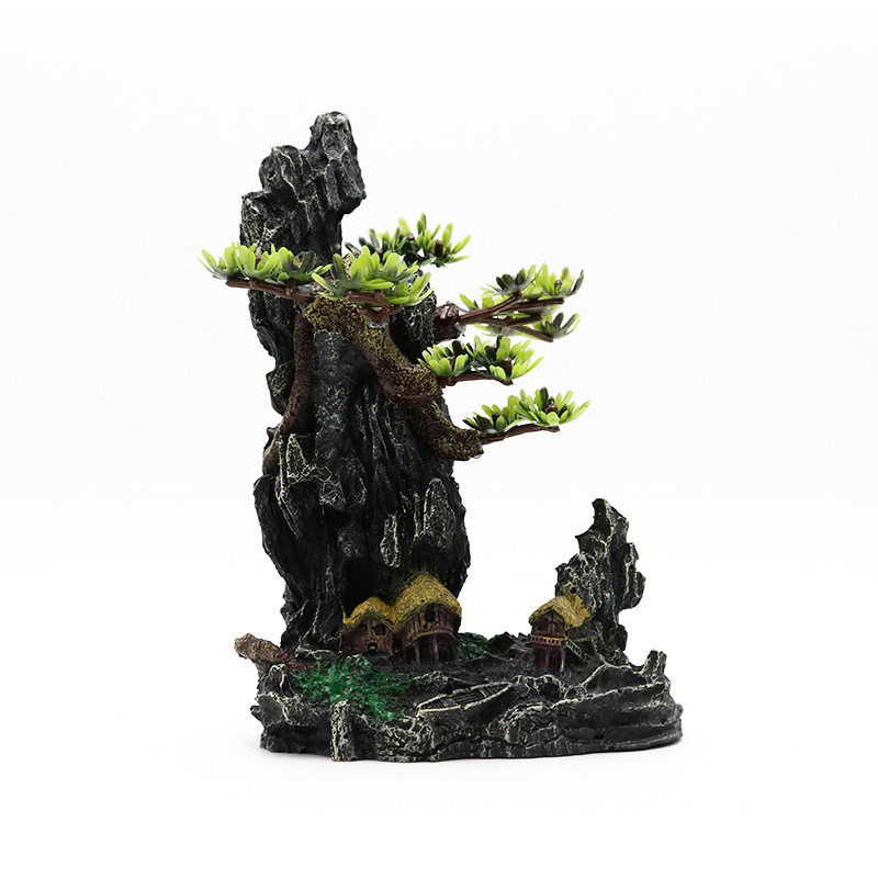 Pietre decorative din rășină pentru acvariu – material ecologic, marcă manu, stil natural, greutate aproximativă 300 g