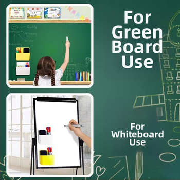 Model CIBITONG: Plastový magnetický štvorcový držiak na gumu na tabuľu a držiak na perá