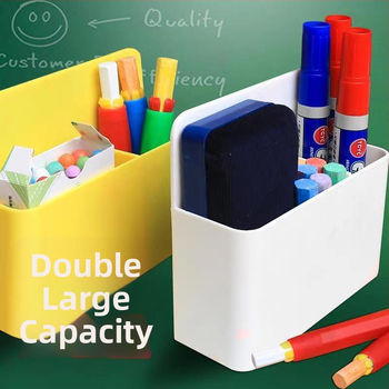 Model CIBITONG: Plastový magnetický štvorcový držiak na gumu na tabuľu a držiak na perá