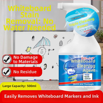 The hehe of mu Υγρό καθαρισμού λευκής επιφάνειας για διδασκαλία – Αφαιρεί μελάνι από μαρκαδόρους, 28 φιάλες ανά κουτί