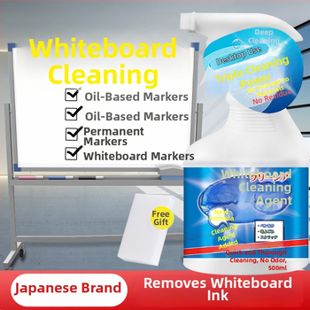 The hehe of mu Υγρό καθαρισμού λευκής επιφάνειας για διδασκαλία – Αφαιρεί μελάνι από μαρκαδόρους, 28 φιάλες ανά κουτί