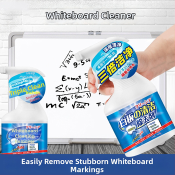 The hehe of mu Υγρό καθαρισμού λευκής επιφάνειας για διδασκαλία – Αφαιρεί μελάνι από μαρκαδόρους, 28 φιάλες ανά κουτί